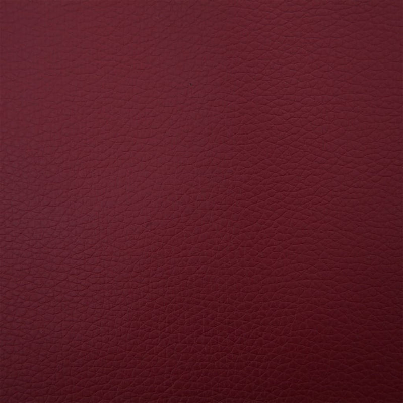 vidaXL vörösbor színű műbőr pad 139,5 cm