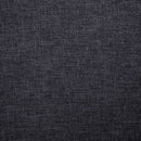 vidaXL sötétszürke poliészter pad 139,5 cm