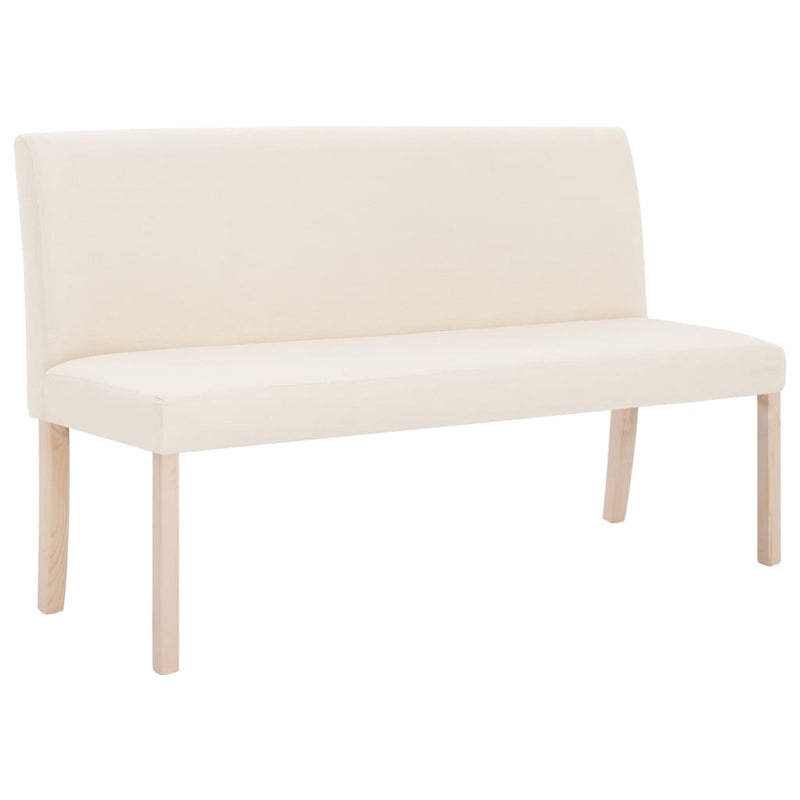 vidaXL krémszínű poliészter pad 139,5 cm