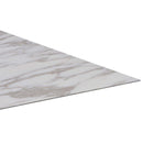 vidaXL Padlódeszkák Fehér márvány 5,11 m² 55 db PVC