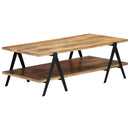 vidaXL tömör mangófa dohányzóasztal 115 x 60 x 40 cm