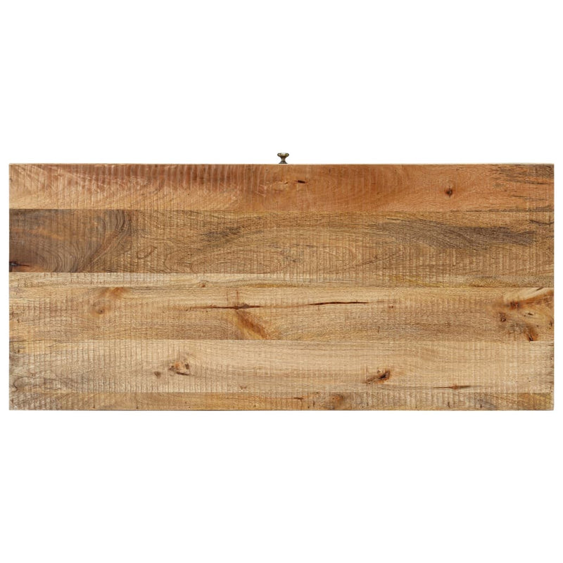 vidaXL tömör mangófa dohányzóasztal 110 x 50 x 40 cm