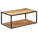 vidaXL tömör újrahasznosított fa dohányzóasztal 90 x 50 x 40 cm