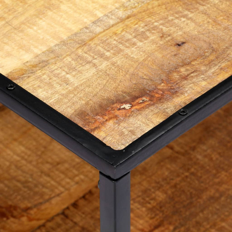 vidaXL tömör újrahasznosított fa dohányzóasztal 90 x 50 x 40 cm