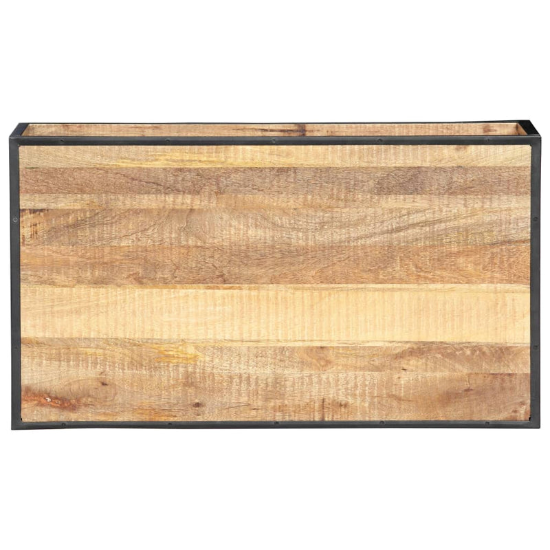 vidaXL tömör újrahasznosított fa dohányzóasztal 90 x 50 x 40 cm