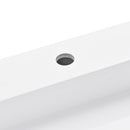 vidaXL fehér ásványöntvény/márványöntvény mosdókagyló 120x46x11 cm