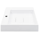 vidaXL fehér ásványöntvény/márványöntvény mosdókagyló 50x50x12,3 cm