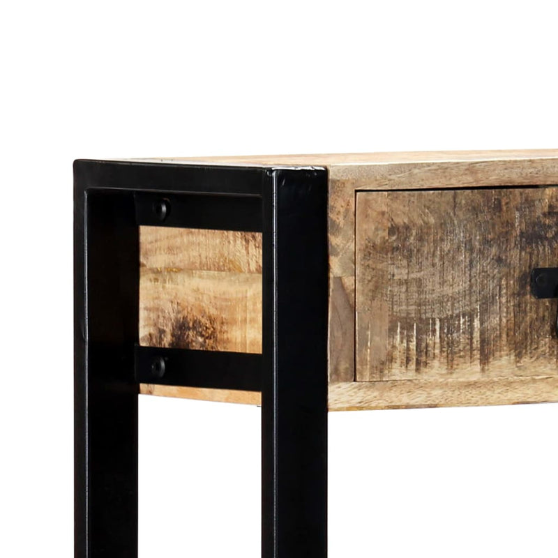 vidaXL tömör mangófa tálalóasztal 90 x 30 x 75 cm