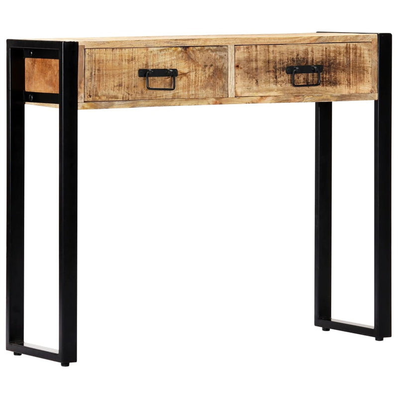 vidaXL tömör mangófa tálalóasztal 90 x 30 x 75 cm