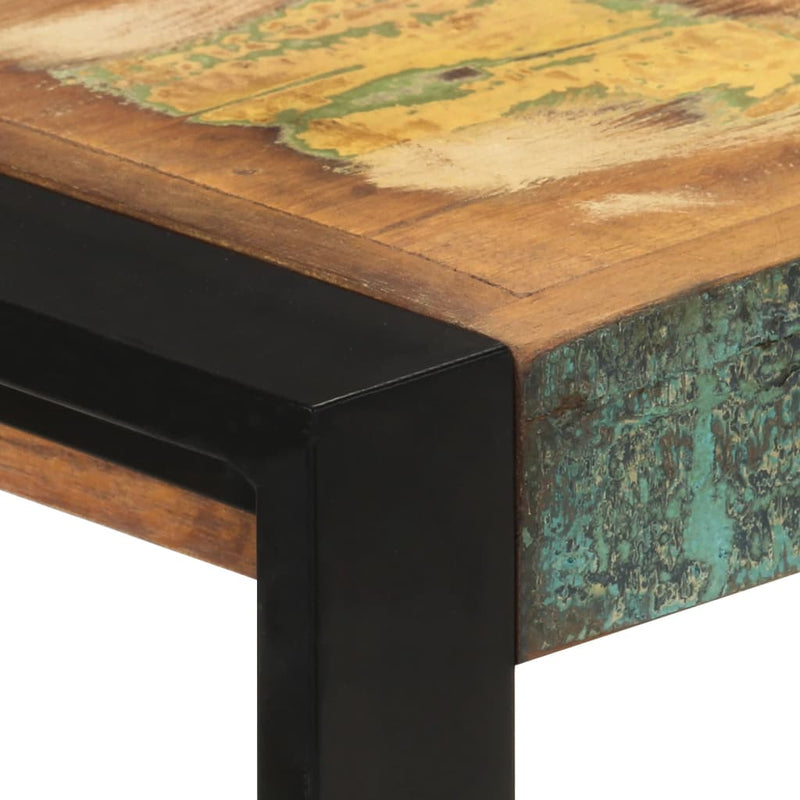 vidaXL tömör újrahasznosított fa tálalószekrény 120 x 30 x 75 cm