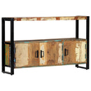 vidaXL tömör újrahasznosított fa tálalószekrény 120 x 30 x 75 cm