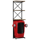 vidaXL tömör mangófa traktor borszekrény 49 x 31 x 172 cm