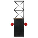 vidaXL tömör mangófa traktor borszekrény 49 x 31 x 172 cm