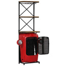 vidaXL tömör mangófa traktor borszekrény 49 x 31 x 172 cm