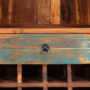 vidaXL tömör újrahasznosított fa bortartó 50 x 40 x 180 cm