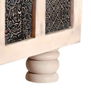 vidaXL fehér tömör akácfa tárolóláda 110 x 40 x 45 cm