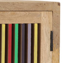 vidaXL tömör mangófa tálalószekrény 100 x 30 x 75 cm