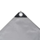 vidaXL szürke ponyva 650 g/m² 5 x 6 m