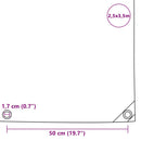 vidaXL kék ponyva 650 g/m² 2,5 x 3,5 m