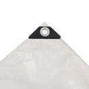 vidaXL fehér ponyva 650 g/m² 6 x 8 m