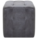 vidaXL 2 db szürke művelúr éjjeliszekrény 30 x 30 x 30 cm