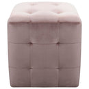 vidaXL 2 db rózsaszín bársony éjjeliszekrény 30 x 30 x 30 cm