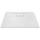 vidaXL fehér SMC zuhanytálca 90 x 70 cm