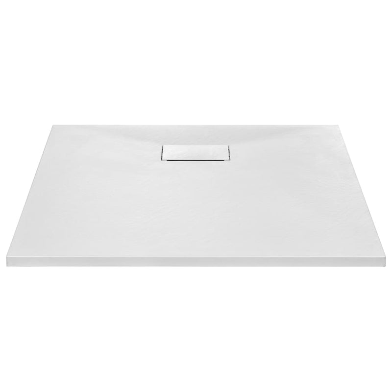 vidaXL fehér SMC zuhanytálca 90 x 90 cm
