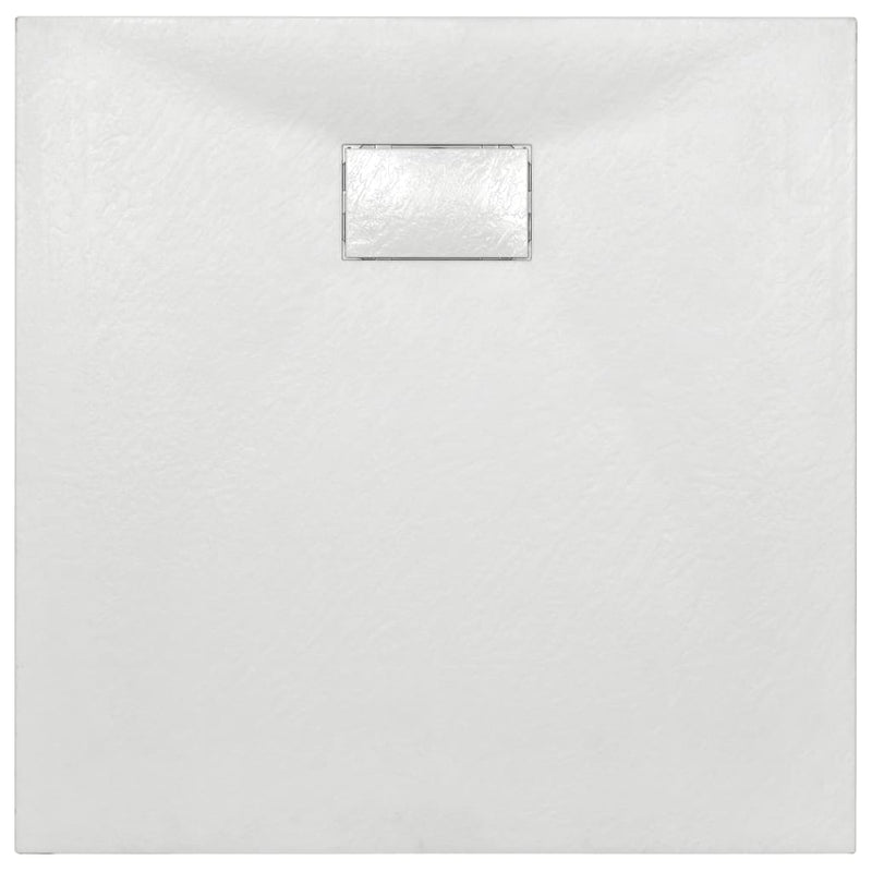 vidaXL fehér SMC zuhanytálca 90 x 90 cm