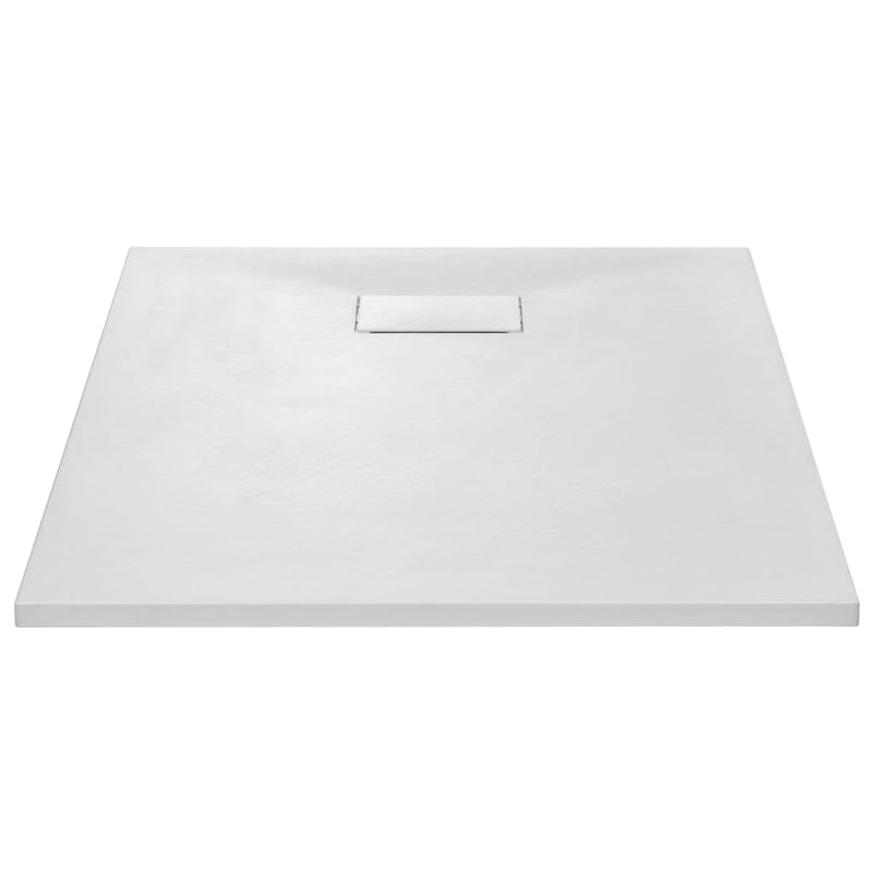 vidaXL fehér SMC zuhanytálca 100 x 80 cm