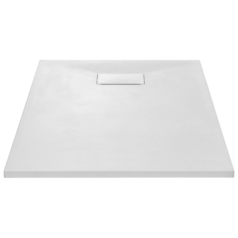 vidaXL fehér SMC zuhanytálca 120 x 70 cm