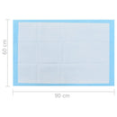 vidaXL 400 db nem szőtt anyagú kisállatszoktató betét 90x60 cm