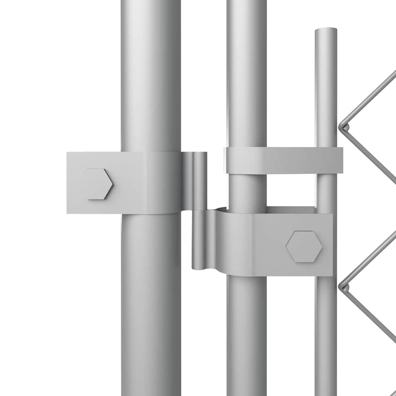 vidaXL kültéri kutyakennel tetővel 7,6 x 3,8 x 2,3 m