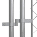 vidaXL kültéri kutyakennel tetővel 7,6 x 3,8 x 2,3 m