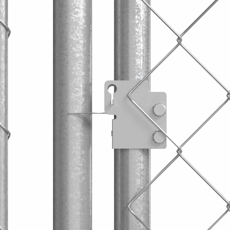 vidaXL kültéri kutyakennel tetővel 7,6 x 3,8 x 2,3 m