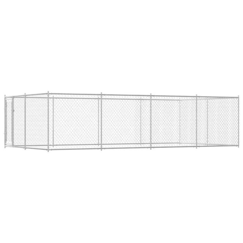 vidaXL kültéri kutyakennel 7,6 x 3,8 x 1,9 m