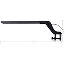 vidaXL kék és fehér LED-lámpa akváriumhoz szorítóval 35 - 55 cm