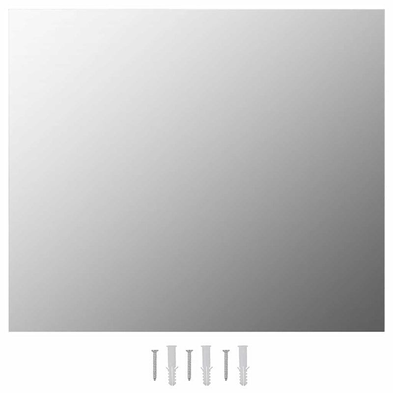 vidaXL keret nélküli üveg tükör 70 x 50 cm