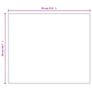 vidaXL keret nélküli üveg tükör 70 x 50 cm