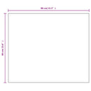 vidaXL keret nélküli üveg tükör 80 x 60 cm