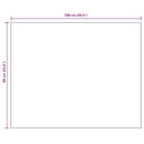 vidaXL keret nélküli üveg tükör 100 x 60 cm