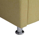 vidaXL zöld szövet kocka alakú karosszék