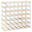 vidaXL tömör fenyőfa bortartó állvány 42 palackhoz