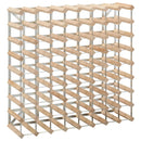 vidaXL tömör fenyőfa bortartó állvány 72 palackhoz