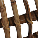 vidaXL 2 db természetes rattan dohányzóasztal