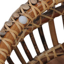 vidaXL 2 db természetes rattan dohányzóasztal