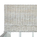 vidaXL szürke természetes rattan ágykeret 160 x 200 cm