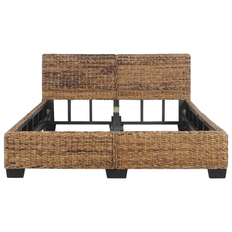 vidaXL természetes rattan ágykeret 140 x 200 cm