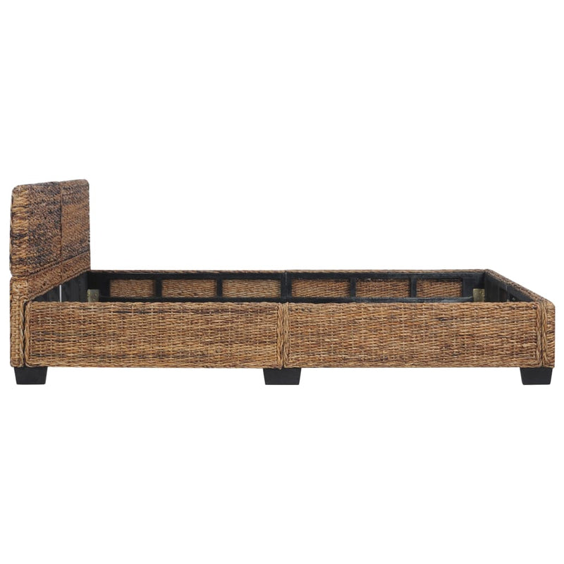 vidaXL természetes rattan ágykeret 140 x 200 cm