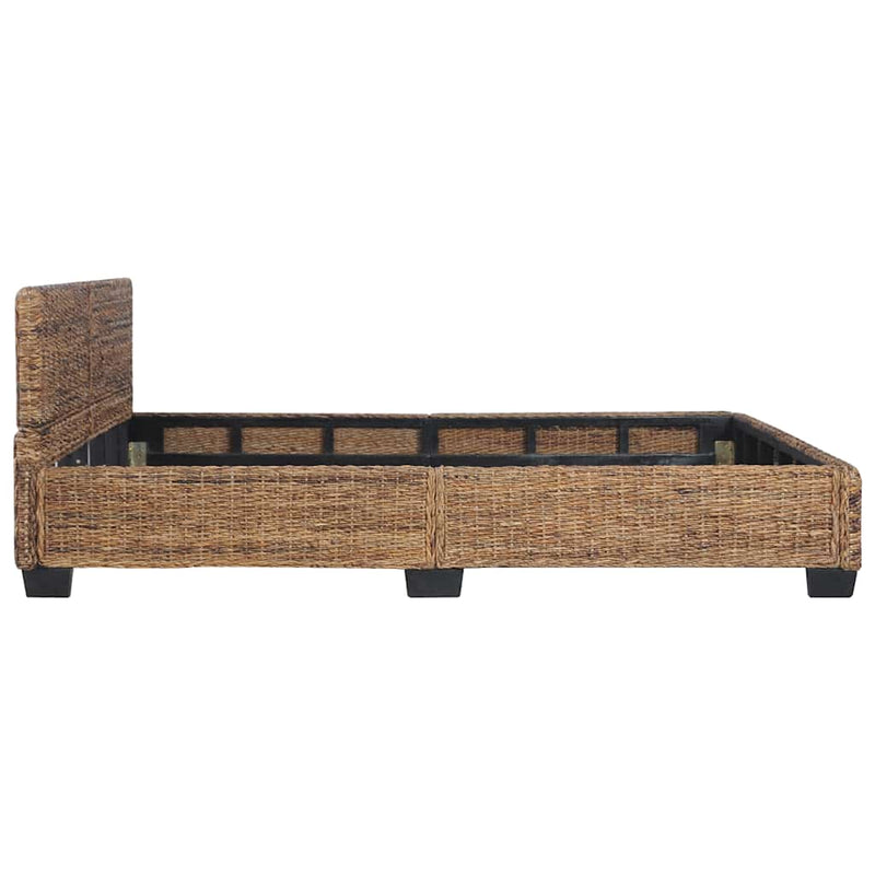 vidaXL természetes rattan ágykeret 160 x 200 cm